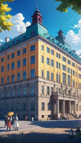 kongens,grand hotel europe,europe palace,vongola,grand hotel,djurgarden,Illustration,Japanese style,Japanese Style 03