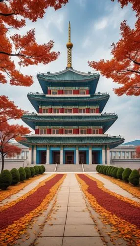 hall of supreme harmony,asian architecture,gyeongbokgung,drum tower,chuseok,kyoto,imagawa,koreana,the golden pavilion,buddhist temple,autumn in japan,autumn background,golden pavilion,heian,beautiful japan,budokan,sakura background,japanese sakura background,gyeongbok,japon,Art,Classical Oil Painting,Classical Oil Painting 30