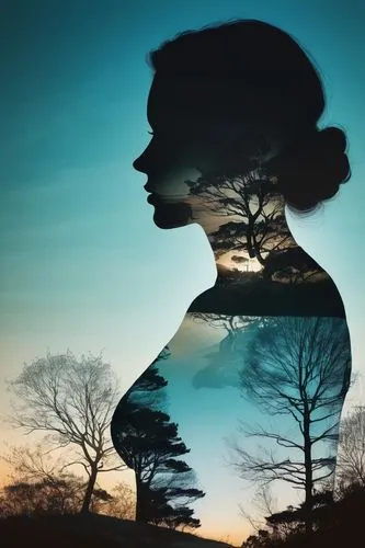 woman silhouette,silhouette of man,double exposure,multiple exposure,women silhouettes,silhouette art,Photography,Artistic Photography,Artistic Photography 07