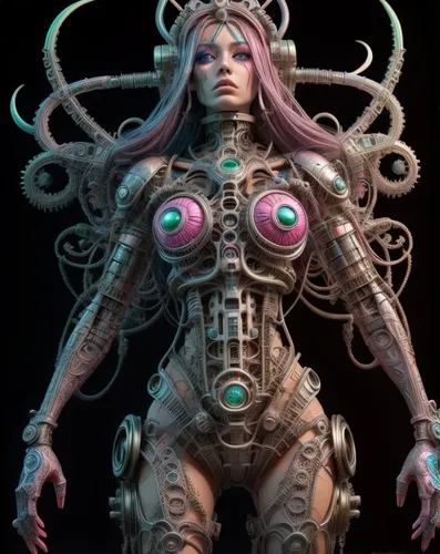 kerrigan,medusa,medusa gorgon,kerrii,gorgon,vodun,medusae,mediatrix,biomechanical,verzosa,prospal,ceravolo,cyberia,terra,cyborg,akasha,transhuman,humanoid,cyberstar,iruma