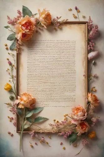 ketubah,bookmark with flowers,botanical frame,manuscripts,floral frame,parchment,antique background,parchments,book wallpaper,indenture,floral and bird frame,indentures,floral silhouette frame,vintage lavender background,book antique,vintage background,declaration of love,vintage ilistration,old letters,flowers frame,Photography,General,Cinematic