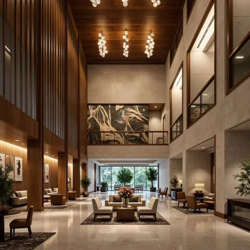 hotel lobby,lobby,luxury home interior,amanresorts,atriums,contemporary decor,minotti,hotel hall,foyer,rotana,interior modern design,oberoi,atrium,westin,modern decor,sofitel,luxury hotel,cochere,midcentury,marriott