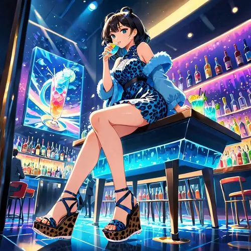 euphonious,michiru,barmaid,rinko,idolmaster,mio,Anime,Anime,Realistic