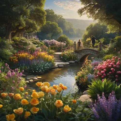 flower garden,clove garden,garden of eden,english garden,cottage garden,spring garden,yellow garden,fantasy landscape,summer border,secret garden of venus,flower field,fantasy picture,garden of plants,hobbiton,nature garden,tulip festival,beauty scene,fairy world,gardens,sea of flowers,Photography,General,Commercial