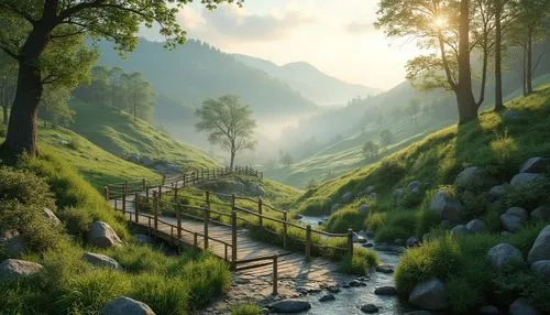 landscape background,fantasy landscape,mountain spring,mountain scene,mountain landscape,alpine landscape,green landscape,nature landscape,mountain stream,mountainous landscape,nature wallpaper,world digital painting,moss landscape,beautiful landscape,nature background,forest landscape,brook landscape,river landscape,green valley,cartoon video game background,Photography,General,Realistic