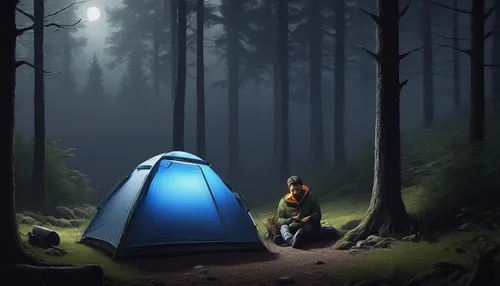 campsite,camping,camping tipi,camping tents,campground,campers,tent camping,campfires,camping car,camping equipment,digital painting,small camper,campire,tent at woolly hollow,world digital painting,glamping,tent,tents,camping gear,backpacking,Conceptual Art,Sci-Fi,Sci-Fi 25