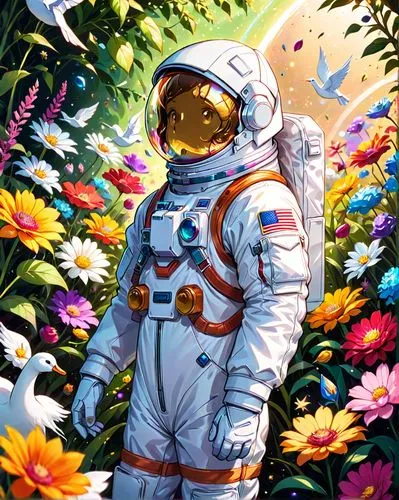 astronaut,astronautic,spaceman,spacewalk,spacewalks,cosmonaut,spacewalker,spacewalking,space art,spacesuit,cosmonauts,cosmos,spaceflights,astronauts,spacewalkers,spacefill,astronautical,cosmic flower,space,spacesuits,Anime,Anime,Traditional