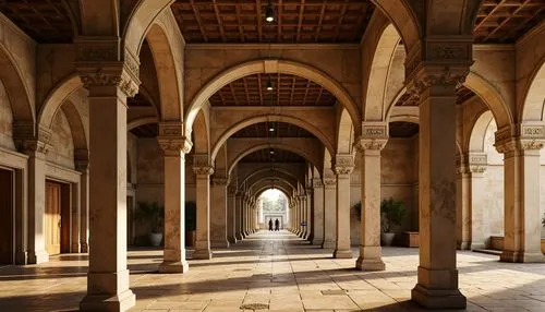 alcazar of seville,the hassan ii mosque,arcaded,cloistered,cloisters,cloister,umayyad palace,university al-azhar,colonnades,alhambra,mezquita,qasr al watan,theed,archways,colonnade,porticos,porticoes,hassan 2 mosque,caravansary,medinah