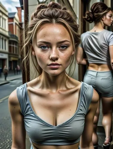 photorealist,bodypainting,bodypaint,hyperrealism,body painting,anorexia