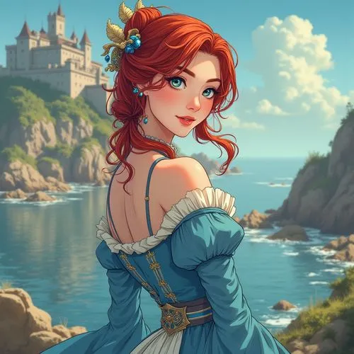 triss,belle,megara,nami,ariel,esmeralda