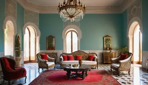 mahdavi,moroccan pattern,ornate room,interior decor,breakfast room,dining room,sitting room,royal interior,opulently,interiors,victorian room,opulent,interior decoration,blue room,gournay,furnishings,amanresorts,chateauesque,decor,interior design,Art,Artistic Painting,Artistic Painting 06