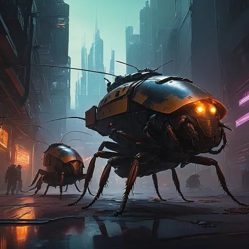 cyberpunk,anansi,sci fiction illustration,scarab,colony,bladerunner,brum,concept art,cyberia,dystopian,cybercity,the beetle,dropship,apiarium,postapocalyptic,cybertown,predators,prey,shadowrun,cnidus,Photography,Documentary Photography,Documentary Photography 38