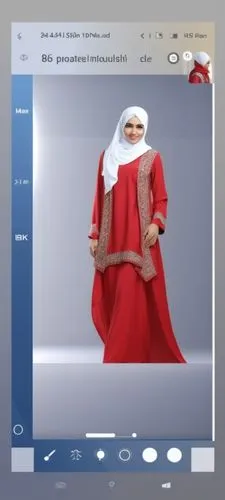 For Muslim hijab digital drawing with 3d with blain design ,an animated image shows the dress on the mobile device,santaji,christmas santa,santa,santa claus,lenderman,st claus,Photography,General,Real