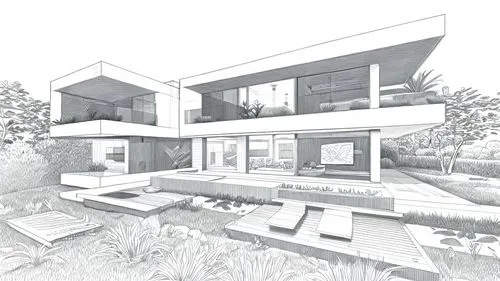 modern house,modern architecture,house drawing,3d rendering,mid century house,cubic house,floorplan home,cube house,house floorplan,archidaily,dunes house,residential house,eco-construction,architect 