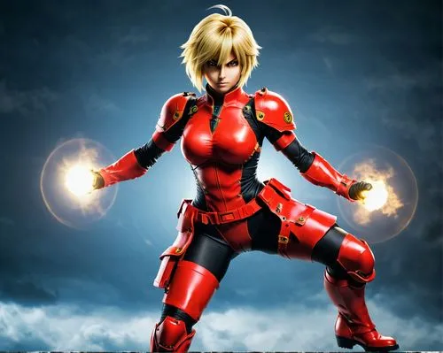 asuka langley soryu,samus,seras,sandahl,red,karin