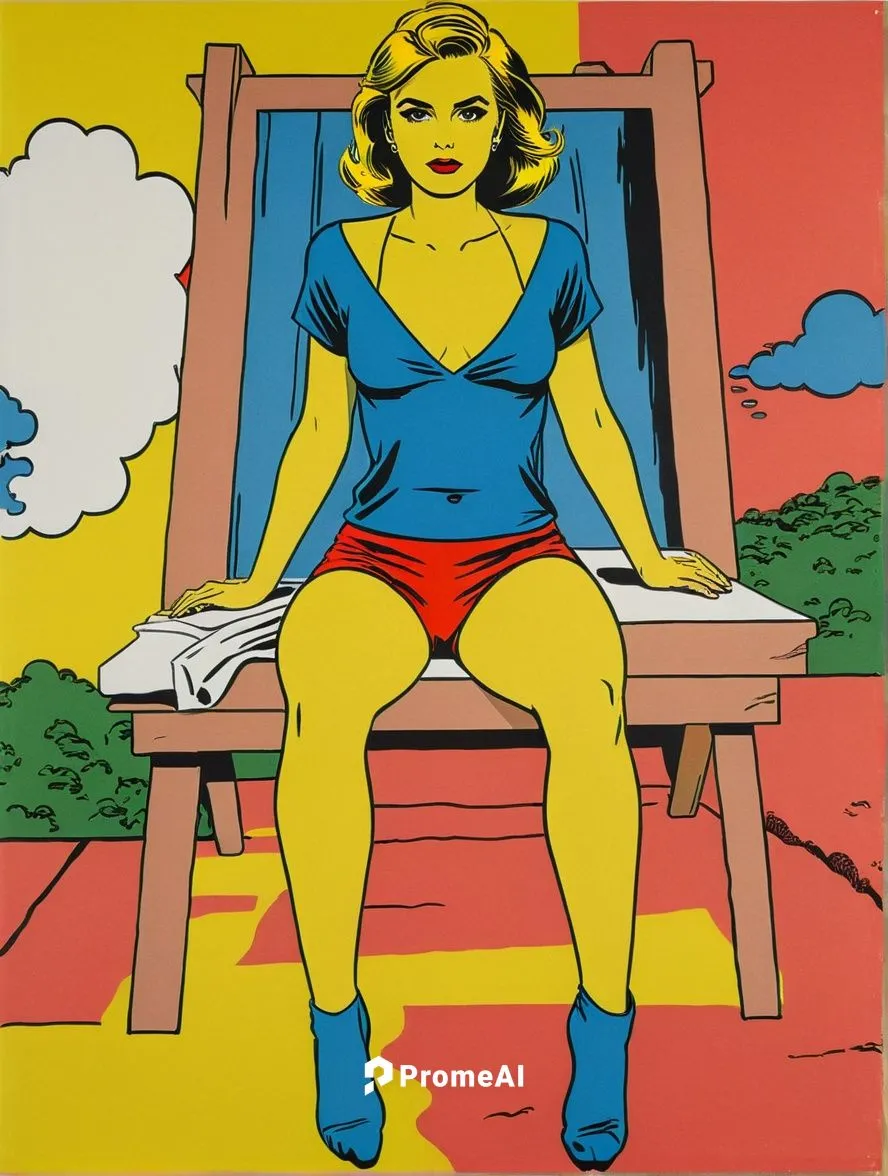 Drawing in bright coloured inks for comic purposes. Roy Lichtenstein’s style.,roy lichtenstein,pop art woman,cool pop art,wesselmann,pop art girl,caniff,pop art style,modern pop art,pop art,gutenstein