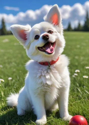 cheerful dog,corgi,easter dog,corgi-chihuahua,american eskimo dog,welsh corgi,pembroke welsh corgi,pomeranian,cute puppy,the pembroke welsh corgi,bichon frisé,welschcorgi,akita inu,white dog,welsh corgi pembroke,japanese spitz,dog playing,maltese,fetch,cardigan welsh corgi,Art,Classical Oil Painting,Classical Oil Painting 34