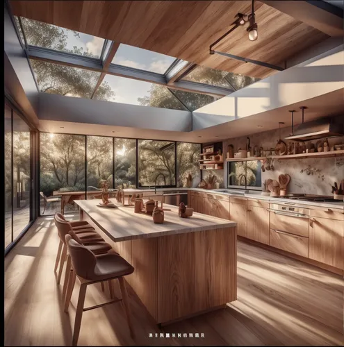 kitchen design,modern kitchen,modern kitchen interior,kitchen interior,big kitchen,kitchen,breakfast room,the kitchen,timber house,dunes house,kitchen table,wooden windows,chefs kitchen,modern minimalist kitchen,kitchenette,daylighting,archidaily,tile kitchen,kitchen counter,mid century house