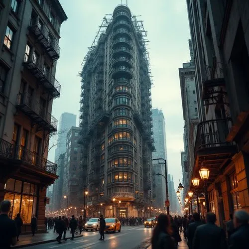 flatiron building,flatiron,antilla,eixample,glass building,renaissance tower,the skyscraper,escala,barcelona,milan,kimmelman,milano,vertigo,skyscraper,bilbao,barcellona,metropolis,hotel w barcelona,bcn,stalin skyscraper,Photography,General,Realistic