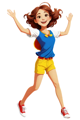 mabel,sprint woman,kids illustration,vector girl,wordgirl,jumpiness,little girl running,flying girl,sports girl,jumping rope,supergirl,little girl twirling,super heroine,jumping,rollergirl,sports dance,trampolinist,jump rope,jumpshot,leap for joy,Illustration,Retro,Retro 08