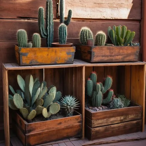 cactuses,cacti,barrel cactus,wooden buckets,dutchman's-pipe cactus,rustic aesthetic,wooden pallets,wooden shelf,organ pipe cactus,echinopsis,cactus,wooden flower pot,rustic,desert plants,potted plants,planters,entryways,cactus digital background,agaves,credenza,Illustration,Abstract Fantasy,Abstract Fantasy 20