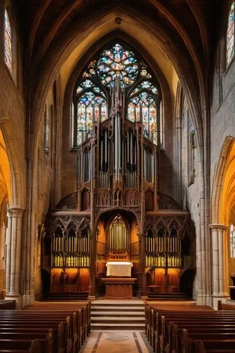 main organ,pipe organ,organ,church organ,organ pipes,chancel,transept,choir,altar,presbytery,ecclesiastical,ecclesiatical,sanctuary,reredos,pulpits,st mary's cathedral,christ chapel,nave,pulpit,the interior,Art,Artistic Painting,Artistic Painting 08