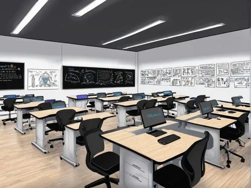 school design,class room,classroom,lecture room,study room,lecture hall,computer room,conference room,3d rendering,school administration software,graphic design studio,art academy,classroom training,school management system,modern office,board room,digitization of library,recreation room,examination room,meeting room,Illustration,American Style,American Style 13