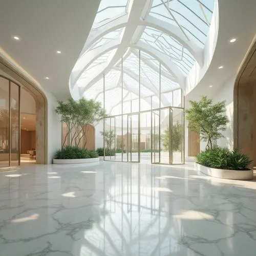 3d rendering,lobby,luxury home interior,daylighting,ceramic floor tile,hotel lobby,atriums,cochere,interior modern design,renderings,entrance hall,glass tiles,render,glass facade,foyer,marble texture,marble pattern,structural glass,glass wall,floor tile,Photography,General,Realistic