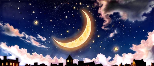 crescent moon,moon and star background,ramadan background,crescent,waxing crescent,moon and star,ratri,hanging moon,luminarias,starclan,night sky,nacht,diwali background,fireheart,stars and moon,nightsky,clear night,night stars,moonlit night,halloween background,Illustration,Realistic Fantasy,Realistic Fantasy 21