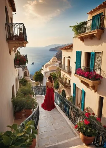 positano,taormina,amalfi,amalfi coast,anacapri,capri,altea,aeolian islands,grecia,greece,sorrento,oia,man in red dress,mediterranean,ravello,apulia,sicily,syros,campania,lipari,Photography,Artistic Photography,Artistic Photography 14