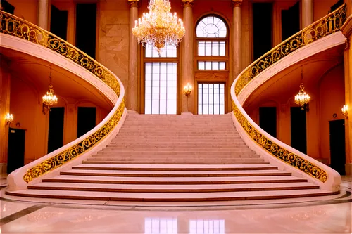 staircase,emirates palace hotel,crown palace,staircases,outside staircase,escaleras,entrance hall,stairway,marble palace,hallway,foyer,stairs,stairways,europe palace,icon steps,kempinski,hall of nations,stair,winding staircase,cochere,Art,Classical Oil Painting,Classical Oil Painting 40