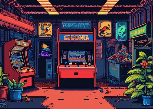 arcade,arcade games,arcade game,arcades,game room,pinball,convenience store,neon coffee,retro diner,pet shop,store front,the shop,video game arcade cabinet,garage,barber shop,retro background,shopkeeper,storefront,soda shop,sega mega drive,Unique,Pixel,Pixel 04