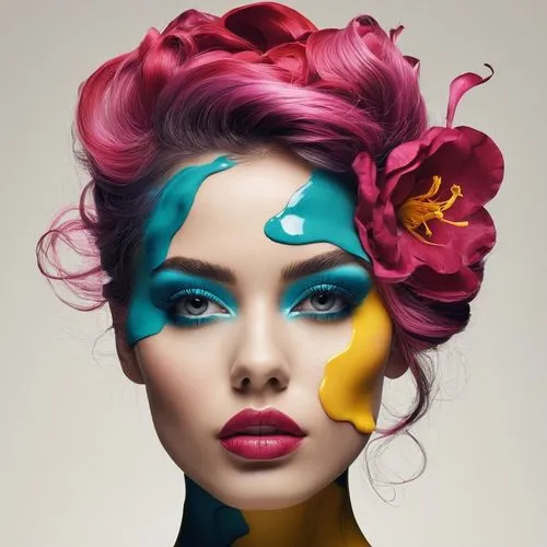 rankin,pop art colors,colourist,pop art style,vinoodh,toucouleur,bodypainting,painted lady,colorists,colourists,artist color,women's cosmetics,cosmetics,colorist,cool pop art,body painting,jingna,jeffree,pigments,hairdressing salon,Photography,Artistic Photography,Artistic Photography 05