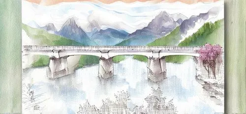 watercolor frame,watercolour frame,gondolin,rainbow bridge,watercolor background,watercolor frames,water color,rivendell,scenic bridge,bernina pass,watercolours,cauterets,water colors,watercolor sketch,watercolor,watercolors,watercolor painting,suspension bridge,frame border illustration,stehekin,Design Sketch,Design Sketch,Fine Line Art