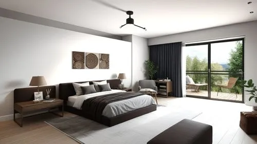 modern room,3d rendering,bedroom,interior modern design,render,guest room