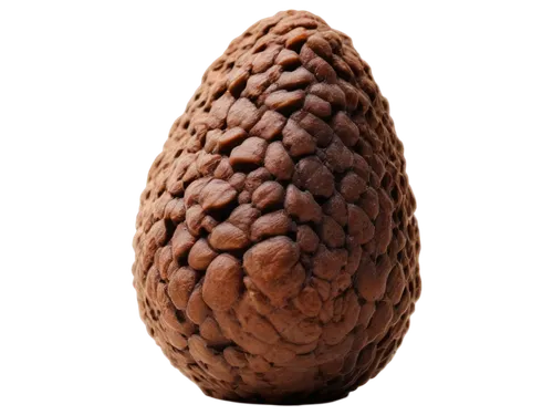 Brown big turd, glossy surface, irregular shape, rough texture, strong smell, solo, close-up, shallow depth of field, natural light, warm color tone, macro photography.,conifer cone,fir cone,acorn,pin