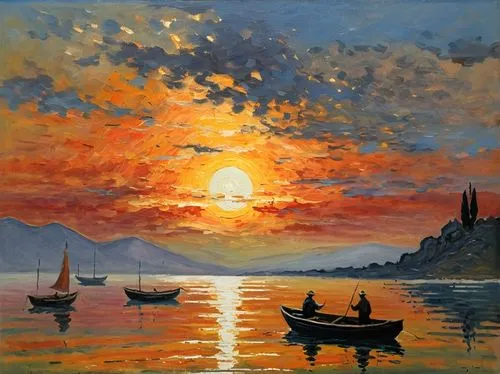 oil painting on canvas,italian painter,oil painting,khokhloma painting,painting technique,lago di lugano,art painting,regatta,sea landscape,oil on canvas,malcesine,lake garda,boat landscape,sailing orange,dubrovnic,sailboats,alba,sailing boats,seascape,sunset,Conceptual Art,Oil color,Oil Color 02