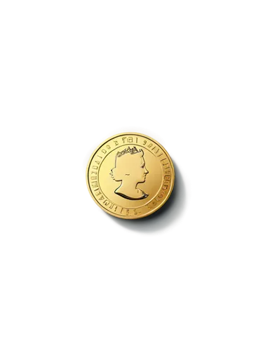 Golden coin, shiny metal surface, detailed texture, round shape, flat lay, solo object, close-up shot, soft focus, warm lighting, 3/4 composition, realistic material, high-definition rendering, cinema