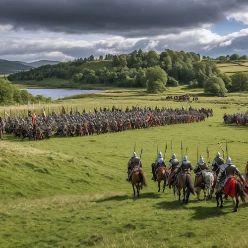 bannockburn,clanranald,rohirrim,spearmen,saxons,arthurian,Photography,General,Realistic