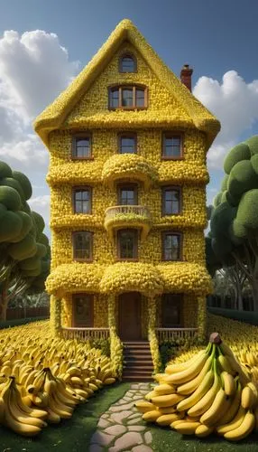 house pineapple,house of sponge bob,bee house,crispy house,bee farm,banana family,apartment house,banana tree,bananas,rapunzel,home of apple,dandelion hall,houses clipart,honey bee home,nanas,yellow garden,tree house,banana trees,sugar house,cube house,Photography,Artistic Photography,Artistic Photography 11