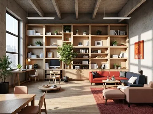 loft,lofts,an apartment,modern decor,apartment,contemporary decor,shared apartment,apartment lounge,livingroom,living room,home interior,interior modern design,interior design,modern living room,danish furniture,bookcases,modern room,habitaciones,sky apartment,interior decoration