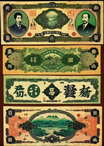 Vintage Japanese Paper Money Currency,banknotes,chinese yuan,banknote,burn banknote,bank note,bank notes,paper money,polymer money,chinese icons,yuan,currency,dollars,currencies,stamp collection,zui q