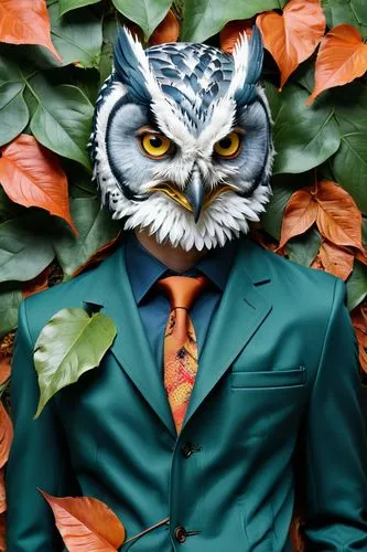 owl background,owl pattern,owl art,owl,plaid owl,owlman,owl nature,halloween owls,suit of spades,sprezzatura,bodypainting,photomanipulation,jagermeister,owl mandala pattern,boobook owl,masquerade,brown owl,men's suit,outfox,large owl,Conceptual Art,Daily,Daily 14