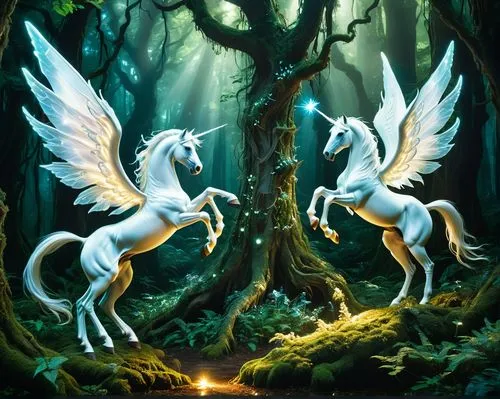 pegasi,pegasys,unicorn background,pegasus,fantasy picture,mythical creatures,Conceptual Art,Fantasy,Fantasy 20