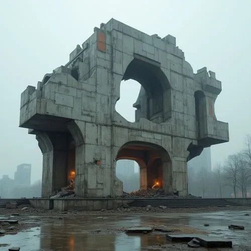 kurilsk,destroyed city,ruins,post-apocalyptic landscape,post apocalyptic,harbin,ancient ruins,ruin,mausoleum ruins,stalingrad,dandong,ostankino,the ruins of the,the ruins of the palace,ghost castle,luxury decay,apocalyptic,kaiping,zelenograd,yantai,Photography,General,Realistic