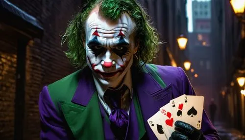 joker,poker,gambler,ledger,magician,jigsaw,dice poker,it,riddler,ringmaster,magic tricks,poker chip,ace,trickster,photoshop manipulation,greed,play cards,cosplay image,poker set,entertainer,Art,Classical Oil Painting,Classical Oil Painting 06