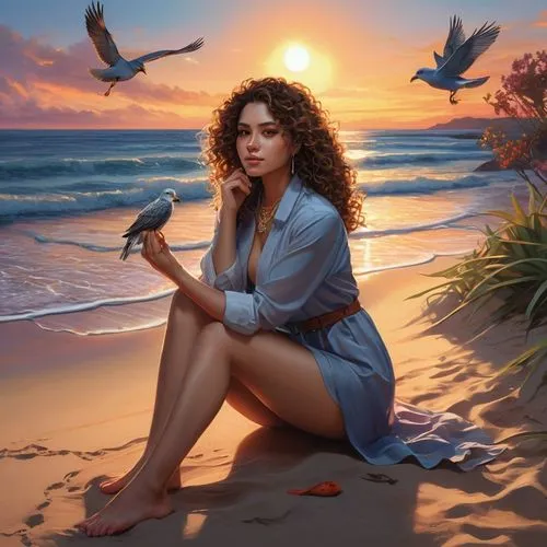 donsky,heatherley,world digital painting,beach background,fantasy picture,romantic portrait,sea swallow,moana,fantasy art,digital painting,by the sea,fairy tern,coastal bird,fantasy portrait,beach scenery,beach landscape,vettriano,daenerys,summer evening,hawijah,Photography,Artistic Photography,Artistic Photography 02