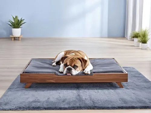 Entorno de habitacion moderna con toques de madera roble , para persona con mascotas ,dowiyogo,yoga mats,dwarf bulldog,yoga mat,seat cushion,dog house frame,rug,zazen,st bernard outdoor,dog frame,cont