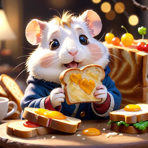 ratatouille,hamster buying,mouse bacon,grilled cheese,hungry chipmunk,hamster,cheese bun,cute cartoon character,dormouse,little bread,cheese slice,mousetrap,wood mouse,muenster,cute cartoon image,hamster shopping,baby playing with food,meal  ready-to-eat,leicester cheese,cheese slices,Anime,Anime,Cartoon