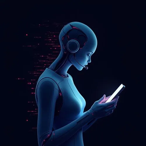 siri,cortana,girl at the computer,technological,echo,technophobia